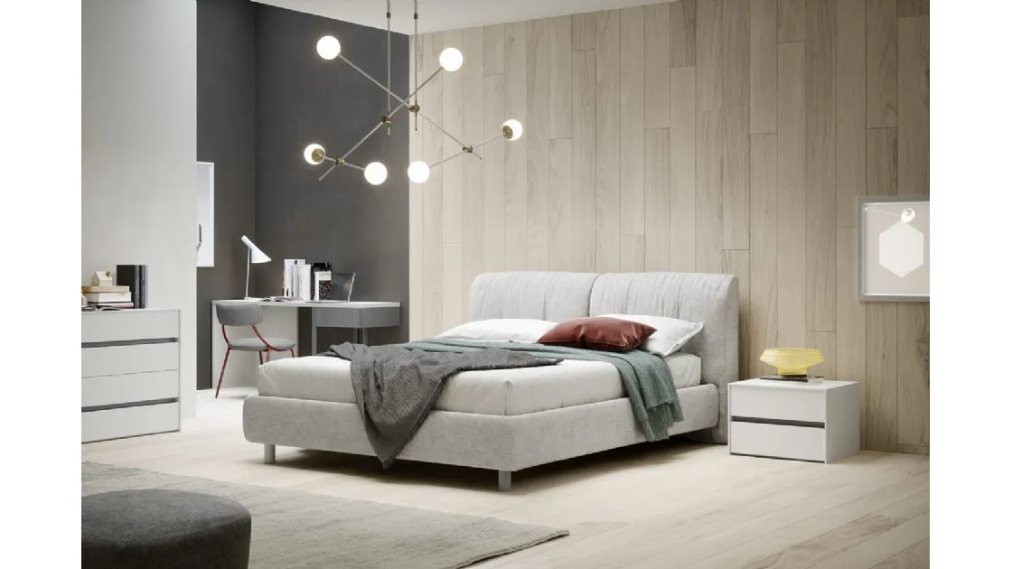 Letto Belleville con box contenitore di Novamobili