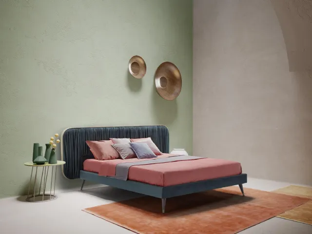 Letto Elysium Velvet di Novaluna