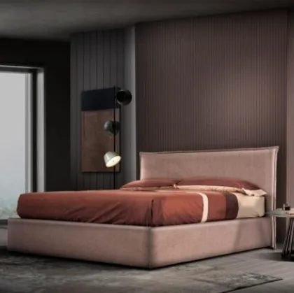 Letto in tessuto Chanel di Gamma Salotti