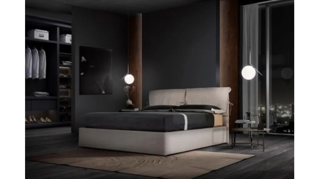 Letto Grazia con box contenitore di Gamma Salotti