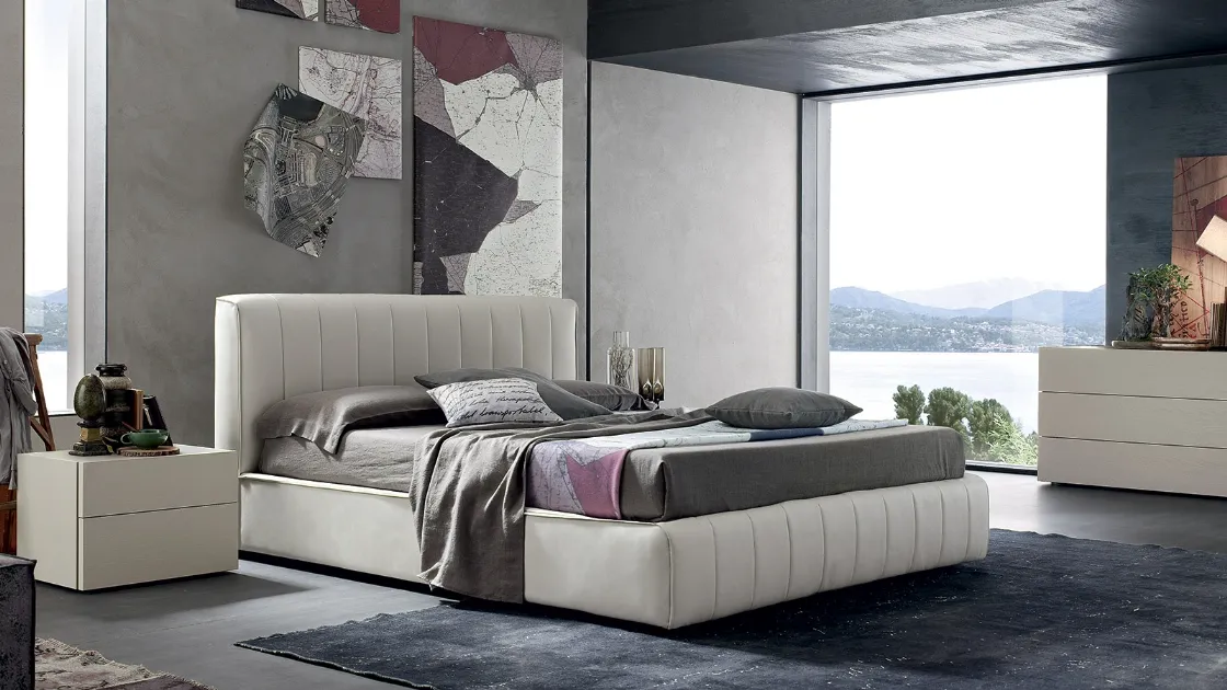 Letto in ecopelle Oliver di Maronese Acf