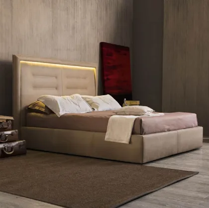 Letto Queen in pelle di Novaluna