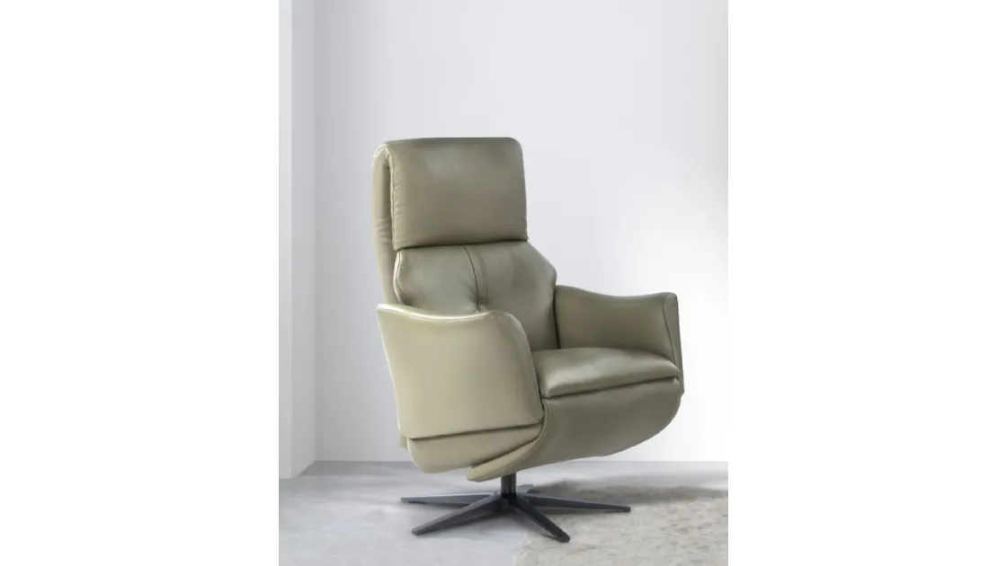 Poltrona relax Mercury Swivel di Spaziorelax