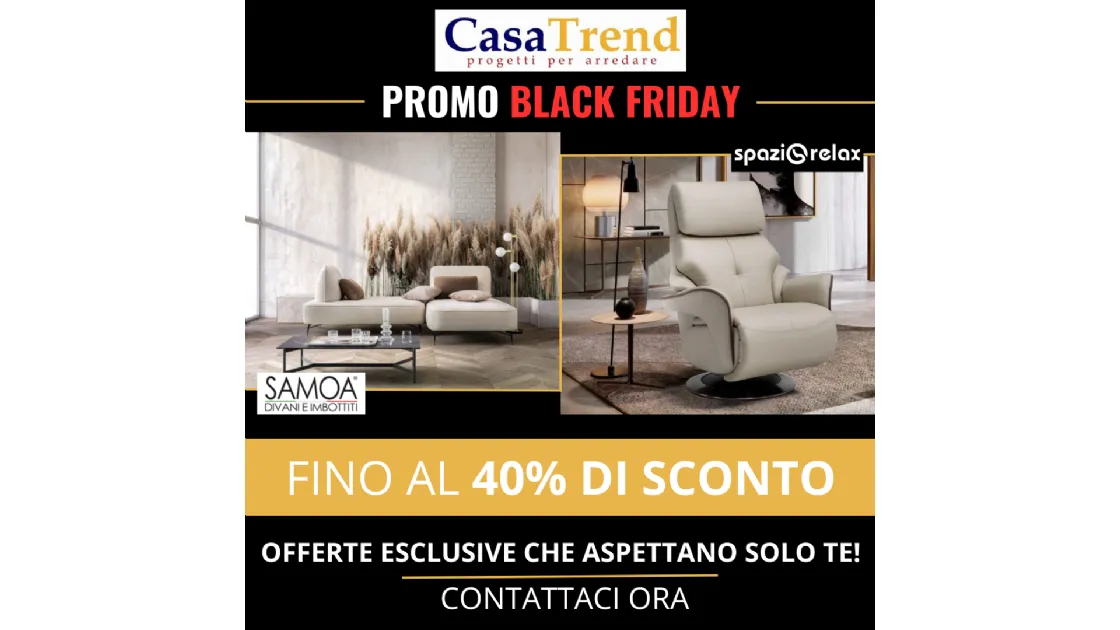 Arreda il tuo sogno: Black Friday di opportunità!