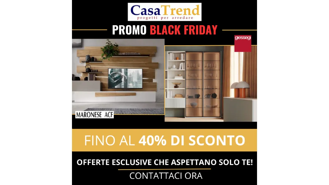 Arreda il tuo sogno: Black Friday di opportunità!