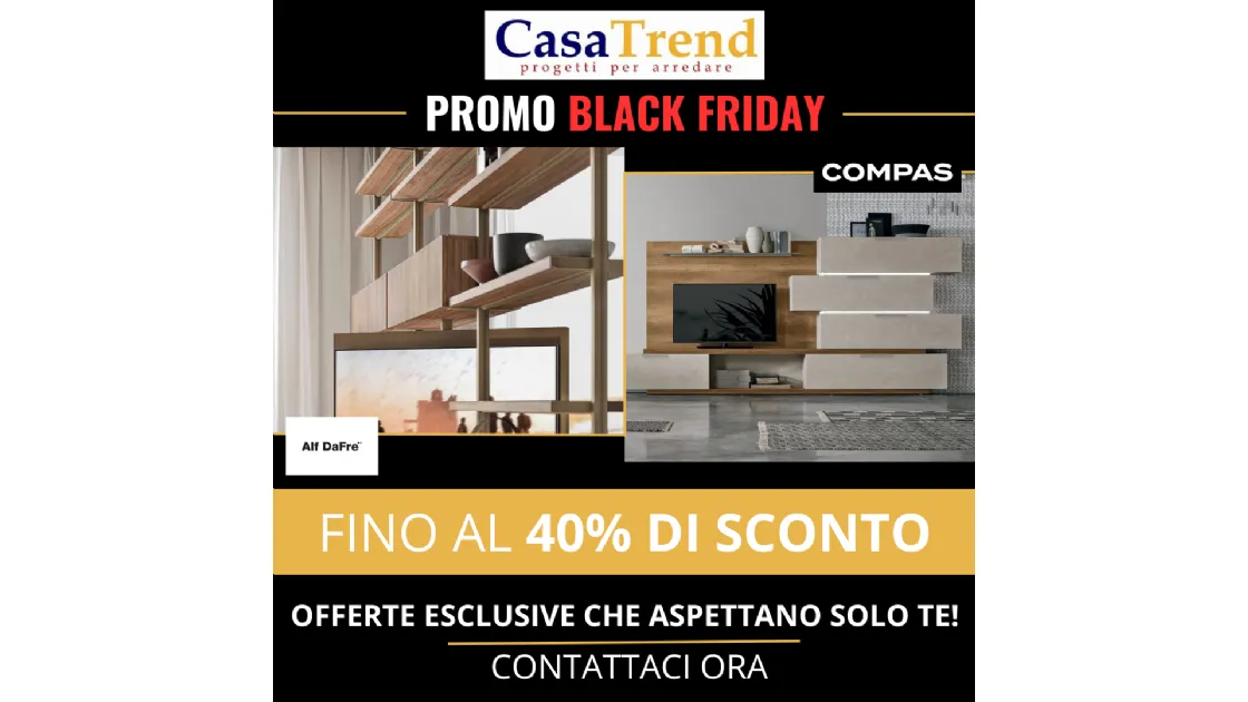 Arreda il tuo sogno: Black Friday di opportunità!